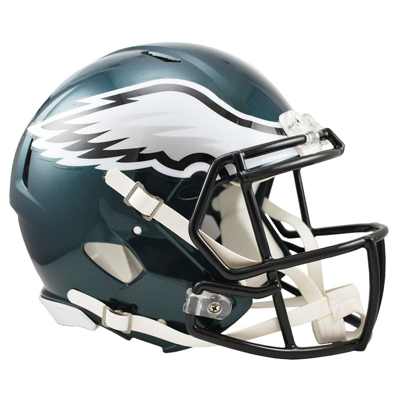 Landon Dickerson Autograph Ticket & (1) Philadelphia Eagles Full Size Speed Authentic Helmet 4/27/24