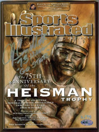 John Cappelletti Autographed 75th Heisman Trophy Sports Illustrated Magazine Ltd. Of 75