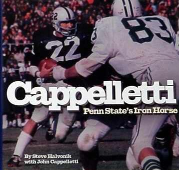 John Cappelletti Hard Cover Iron Horse Book Penn State