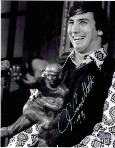 John Cappelletti Autographed 8x10 Heisman Trophy Penn State Photo Inscribed 73